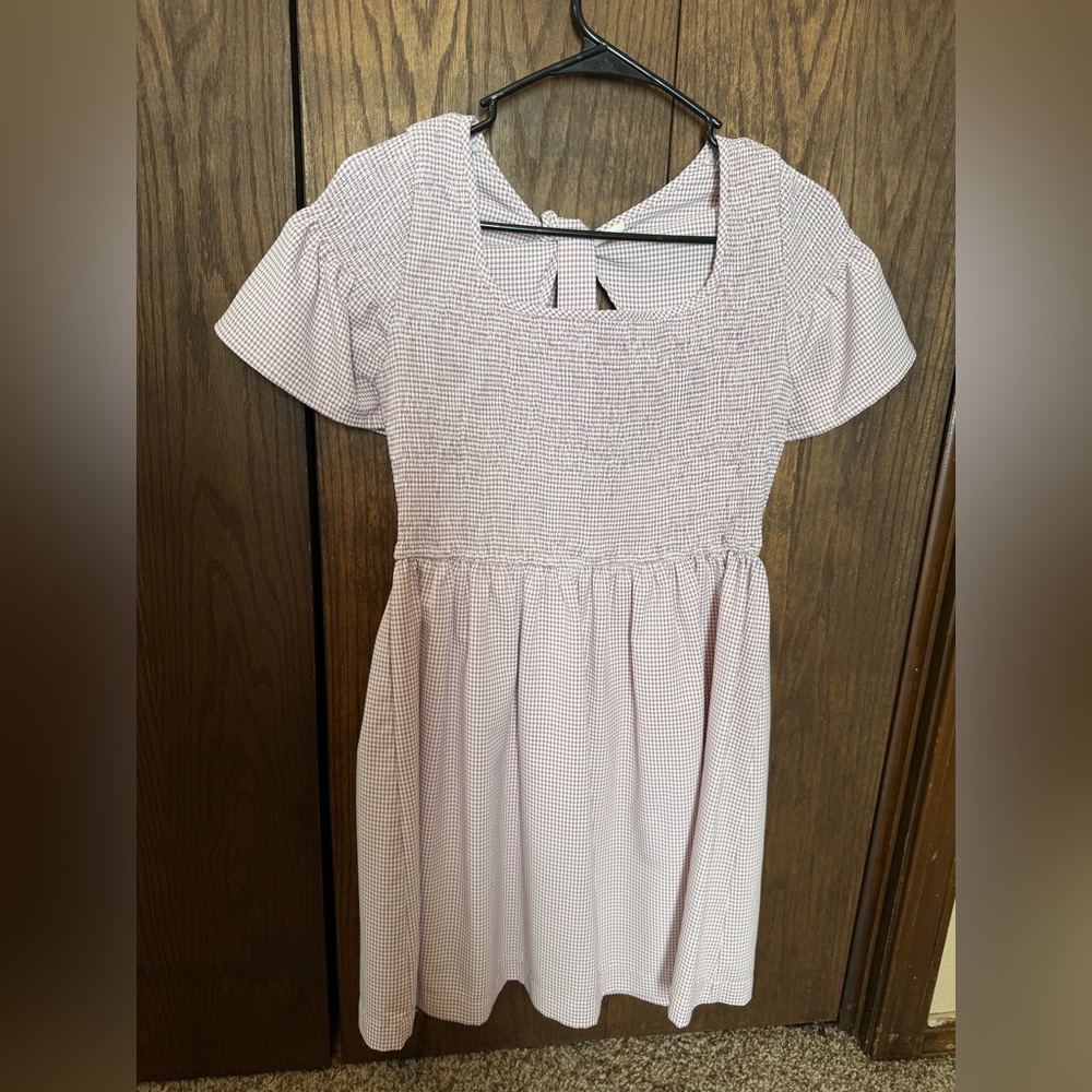 Purple gingham Bohme dress